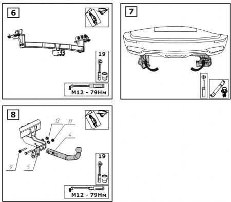 Фаркоп 1438-A Oris на Renault Koleos 2017-2020 без выреза в бампере. Тип шара: A. Нагрузки: 2200/100 кг, масса фаркопа 24,5 кг (без электрики в комплекте) от магазина ФаркопРос